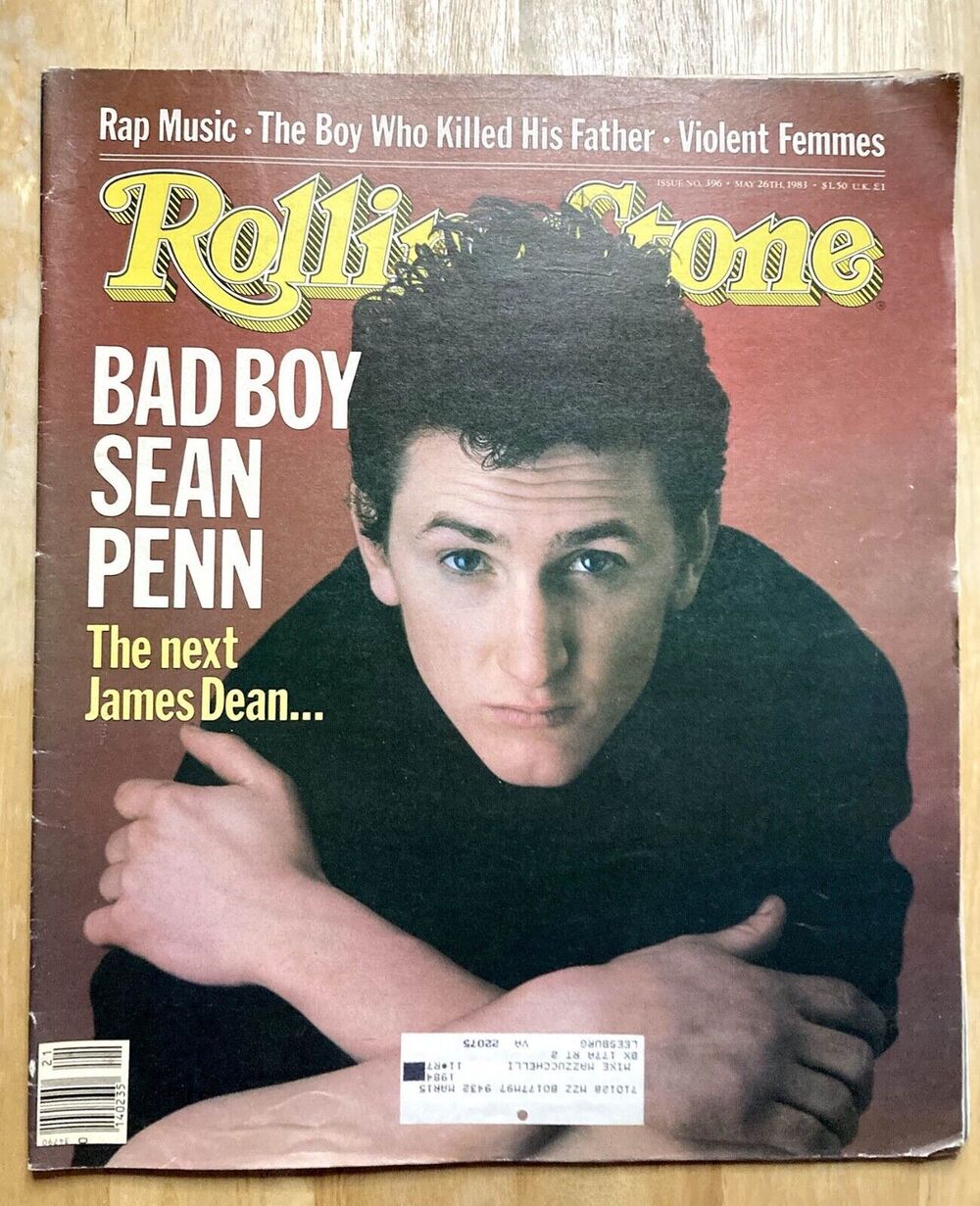 Rolling Stone Magazine No. 396 • Bad Boy Sean Penn • May 1983 • Rap Music